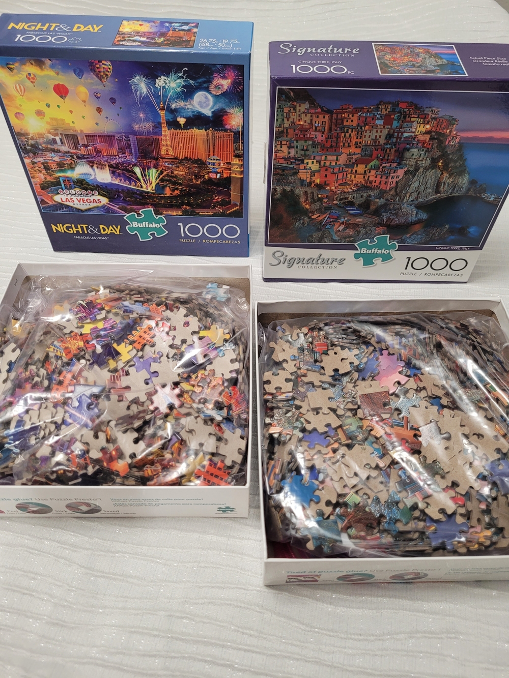 Bundle Buffalo 1000-Piece Jigsaw Puzzle Set - Multicolor